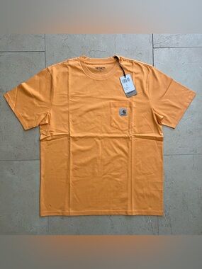 Carhartt WIP S/S Pocket T-Shirt Pale Orange Size L